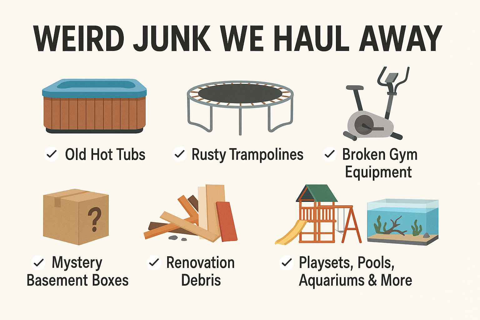 Weird Junk Removal in North Georgia: Yes, Junk Dudes Hauls That Too!