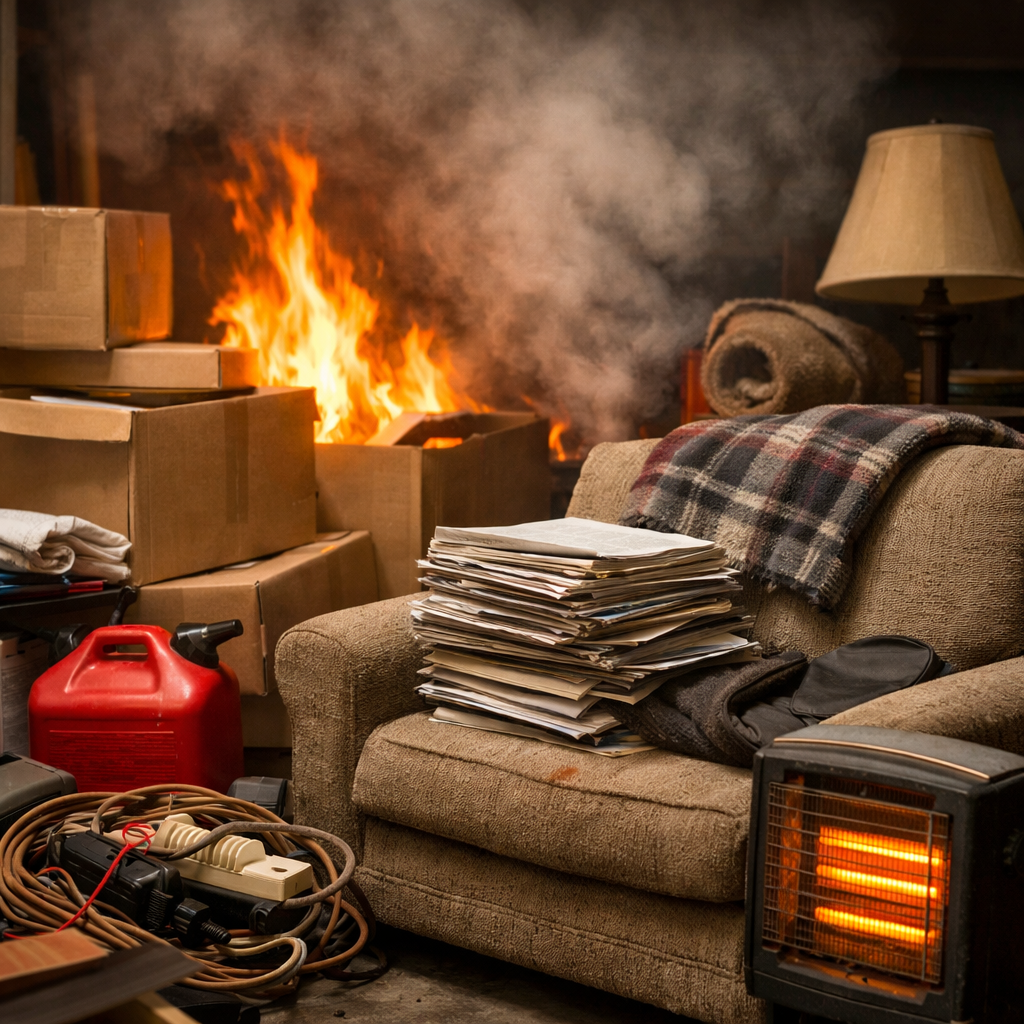 The Hidden Fire Dangers of Household Clutter in North Georgia Homes