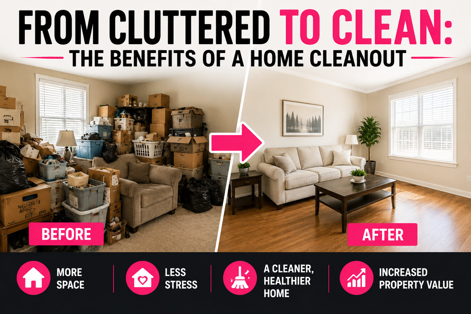 From Cluttered to Clean: The Benefits of a Home Cleanout