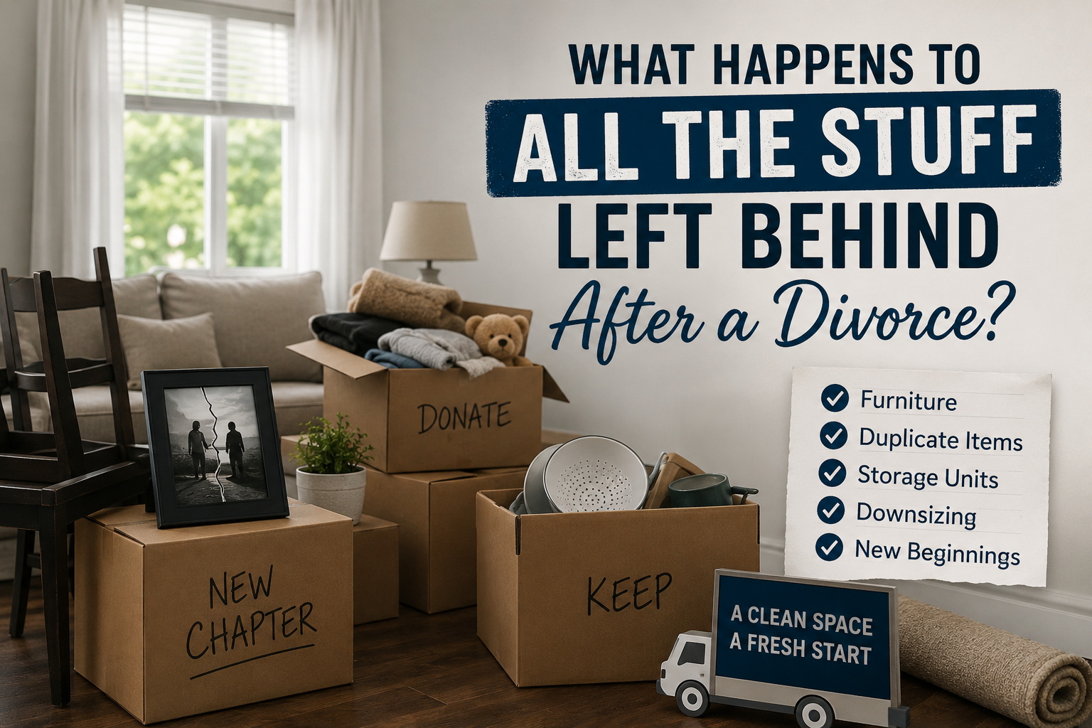What Happens to All the Stuff Left Behind After a Divorce?