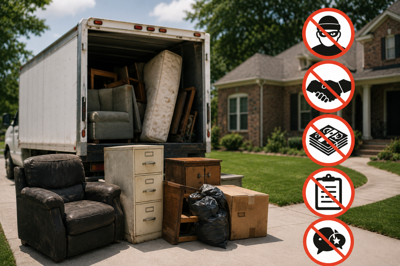 Junk Removal Scams to Watch For in North Georgia