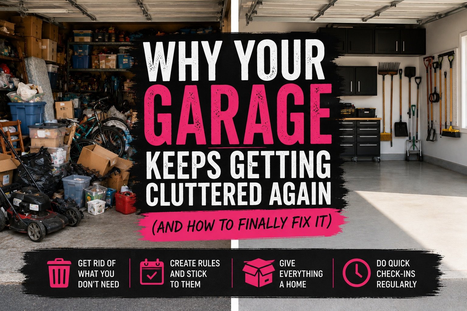 Why Your Garage Keeps Getting Cluttered Again (And How to Finally Fix It)