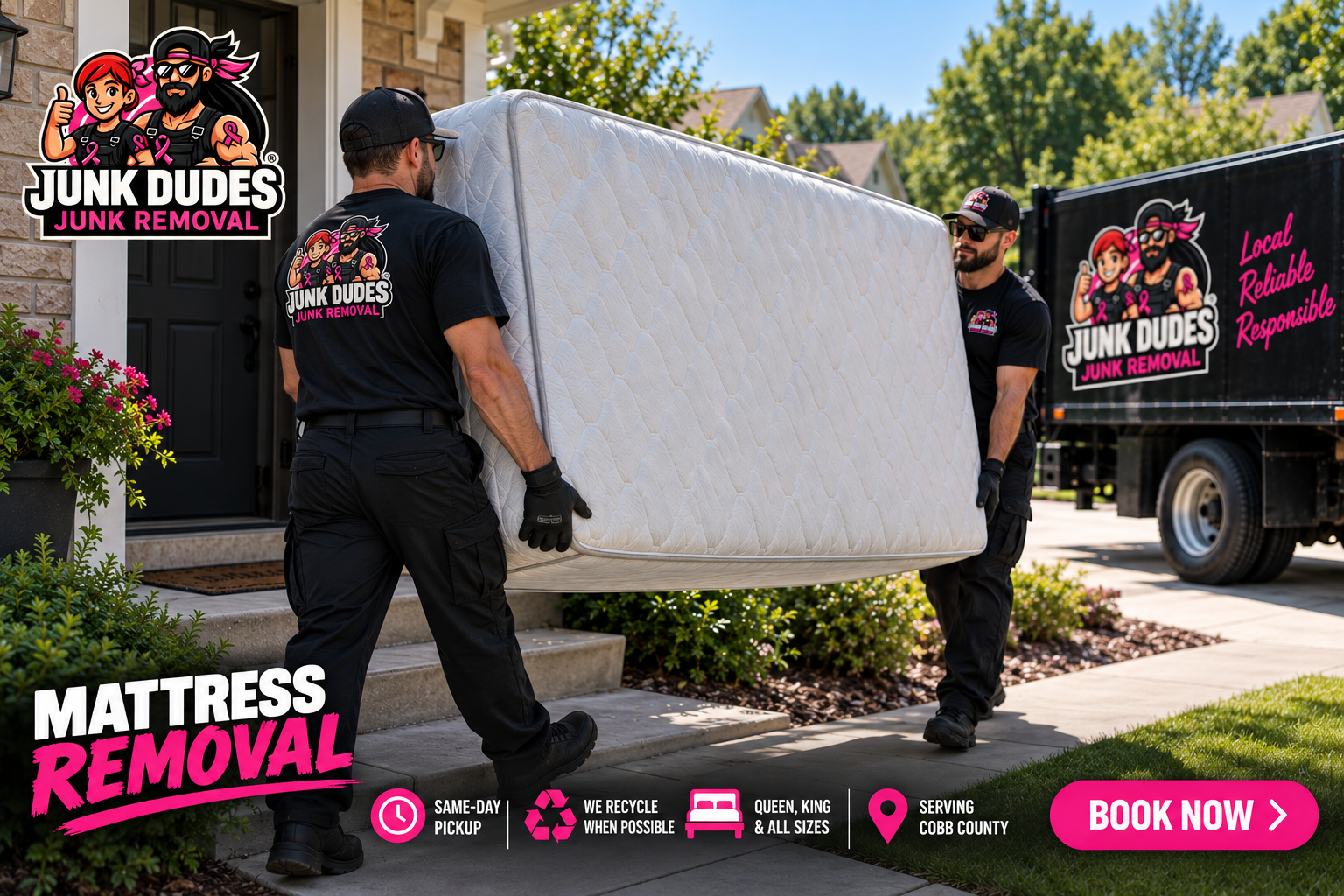 Mattress and Box Spring Removal in Cobb County: Why You Shouldn't Do It Yourself