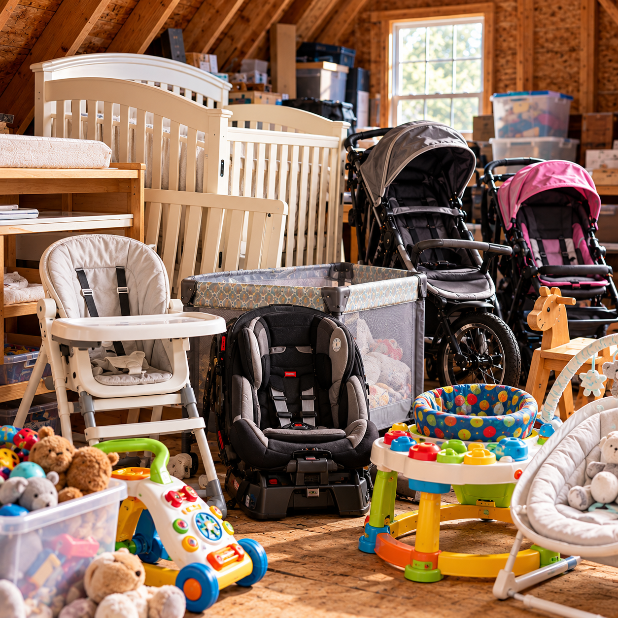 Baby Gear Removal in North Georgia: What to Do With Outgrown Cribs, Car Seats, and Strollers