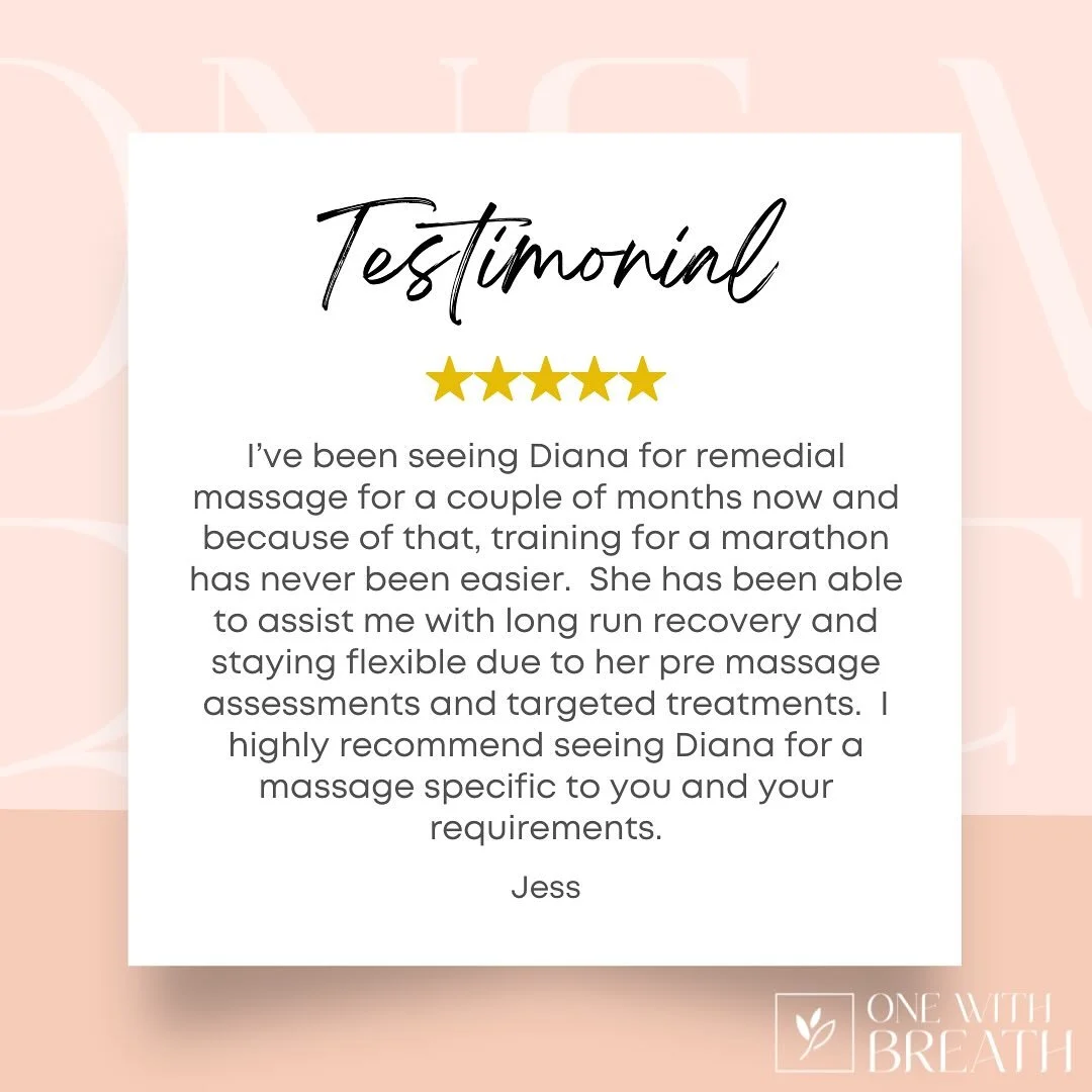 You&rsquo;re such an inspiration, @jpartsie! Thank you for all your support. #onewithbreath #remedialmassage #massagetherapist