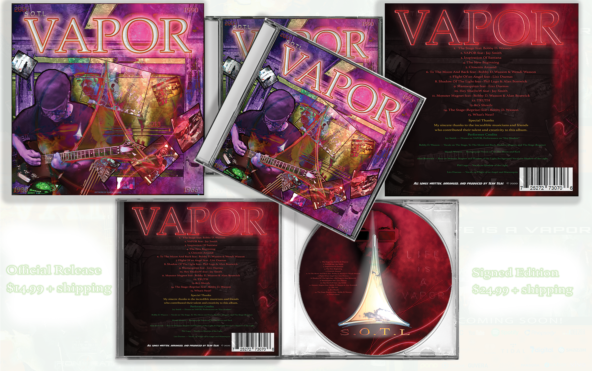 VAPOR – Physical CD