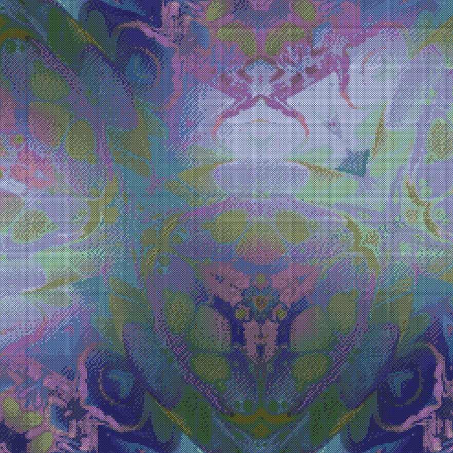 MUTUALIST ARTWORK by Sophie Foote/ cross stitch chart download: Ebru05C - Edition1of50