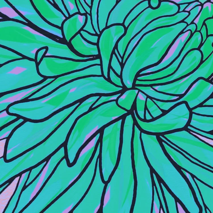 HIPPY DETAIL Turquoise  REDUCED lampshade.jpg