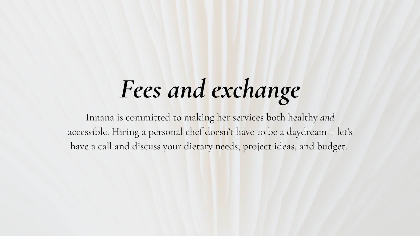 Page titled 'Fees and exchange' with a background of white paper pages fanned out.