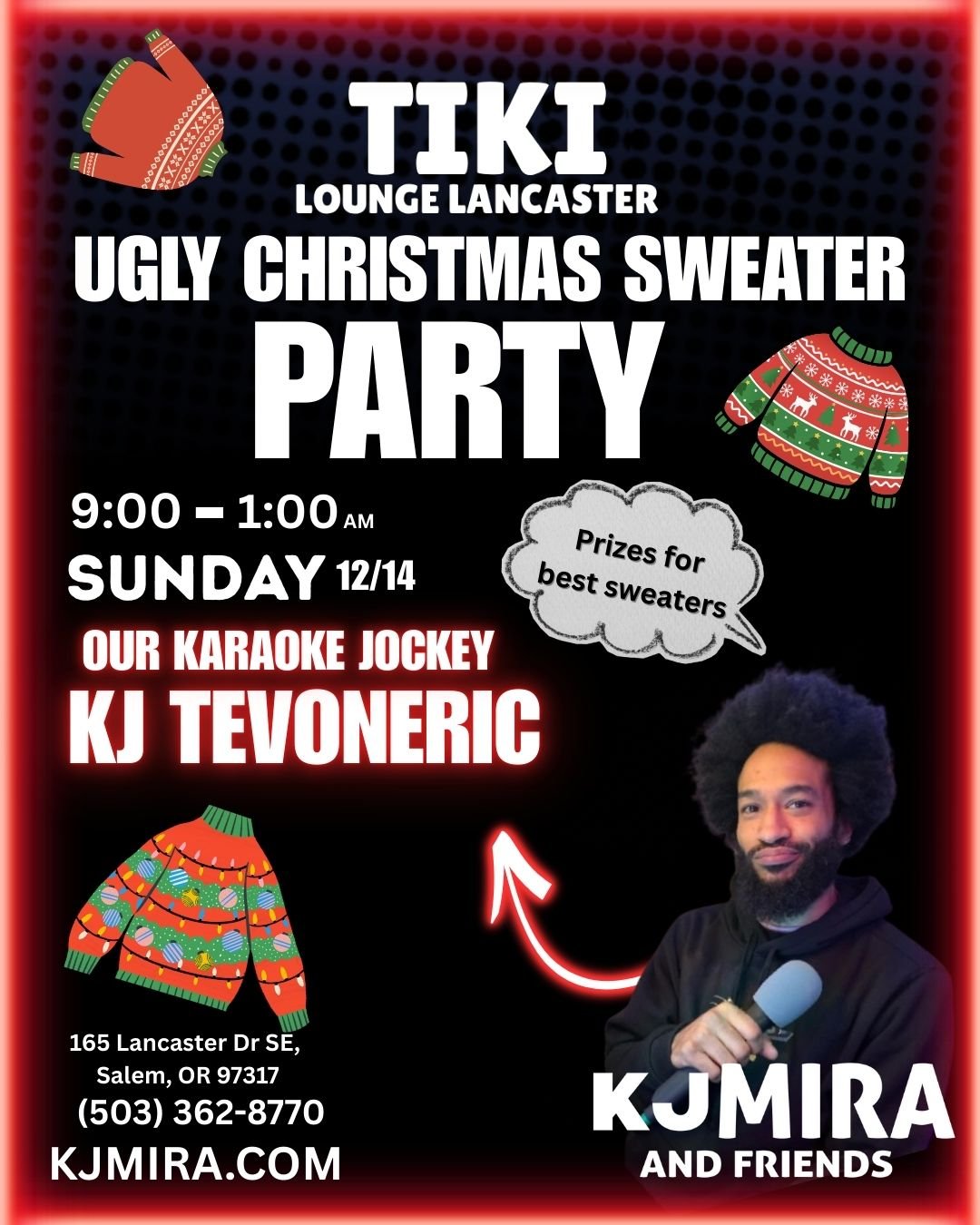 Ugly Christmas sweater party
