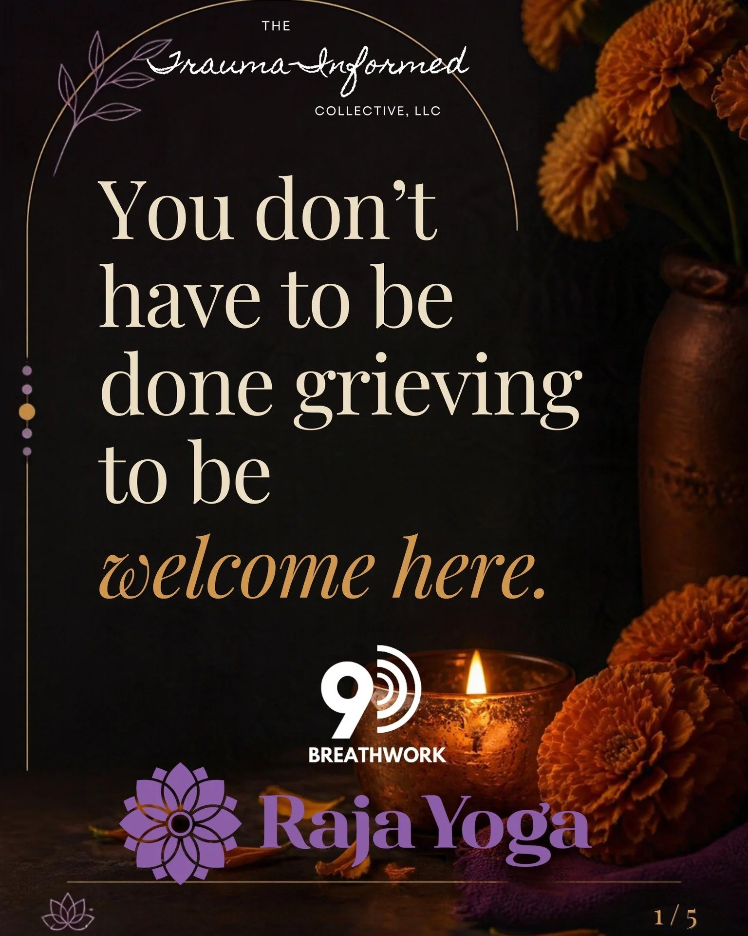 Sometimes &ldquo;I&rsquo;m okay&rdquo; means you&rsquo;re okay.
Sometimes it means you don&rsquo;t feel like explaining it today.

Either way, you&rsquo;re welcome here.

Join me for Grief + Loss at Raja Yoga, an evening of guided 9D Breathwork, imme