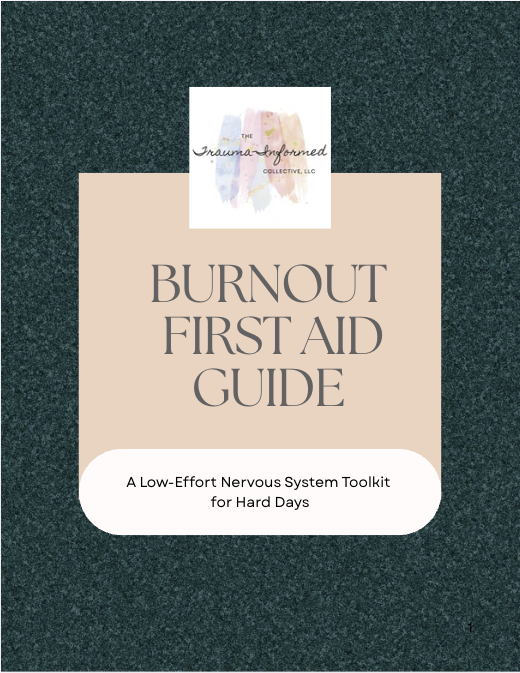 Burnout First Aid Guide: A Low-Effort Nervous System Toolkit For Hard Days (Free Download)