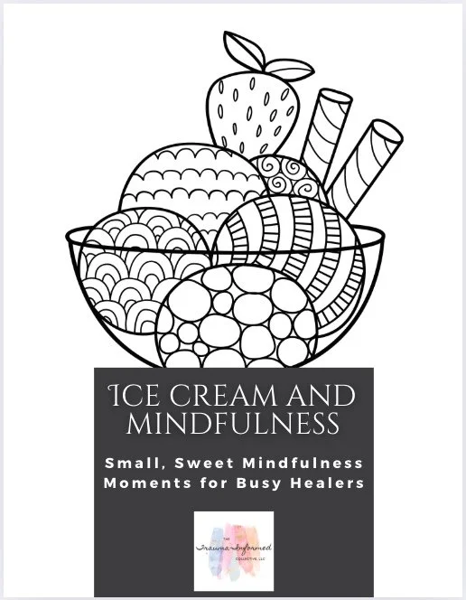 Ice Cream and Mindfulness Coloring Book - Digital Download