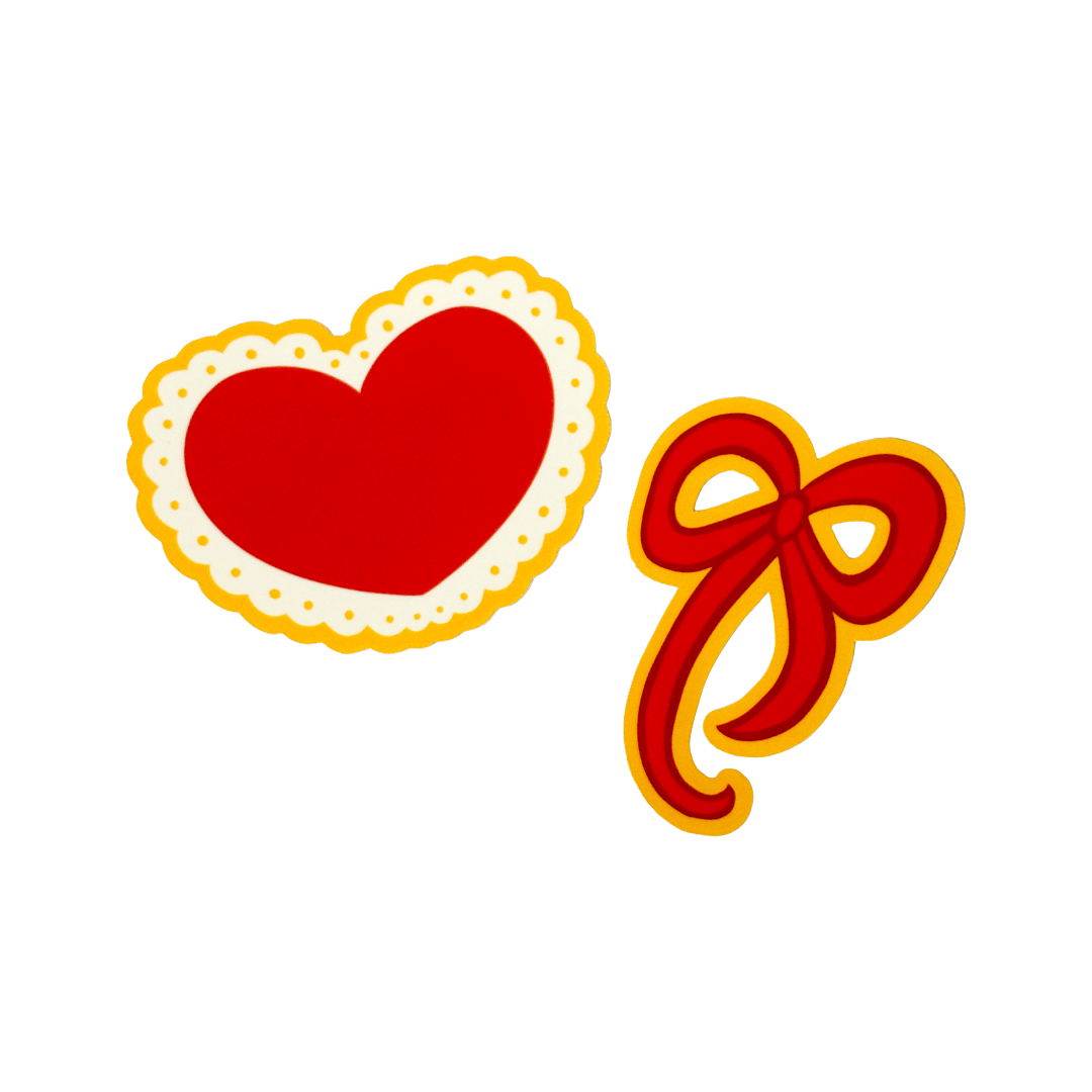 Valentine Set ~ Yellow Outline