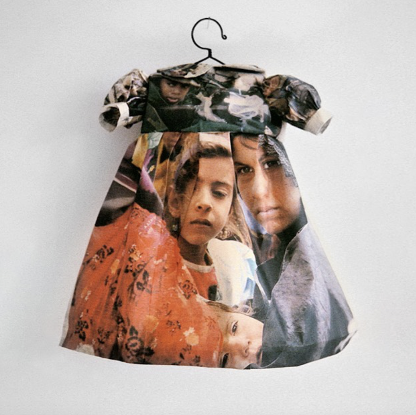  D_IST_REST  
 Newspaper and thread 
12” x 12 x 5” 
2003  
 