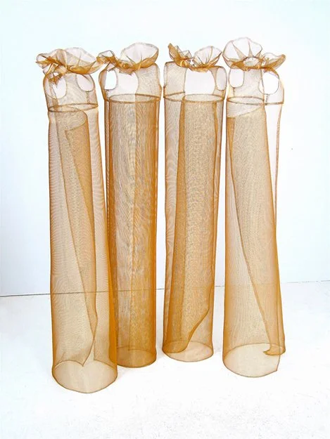  COPPER GIRLS    Copper screening and wire  48" X 10" X 12"  2004  