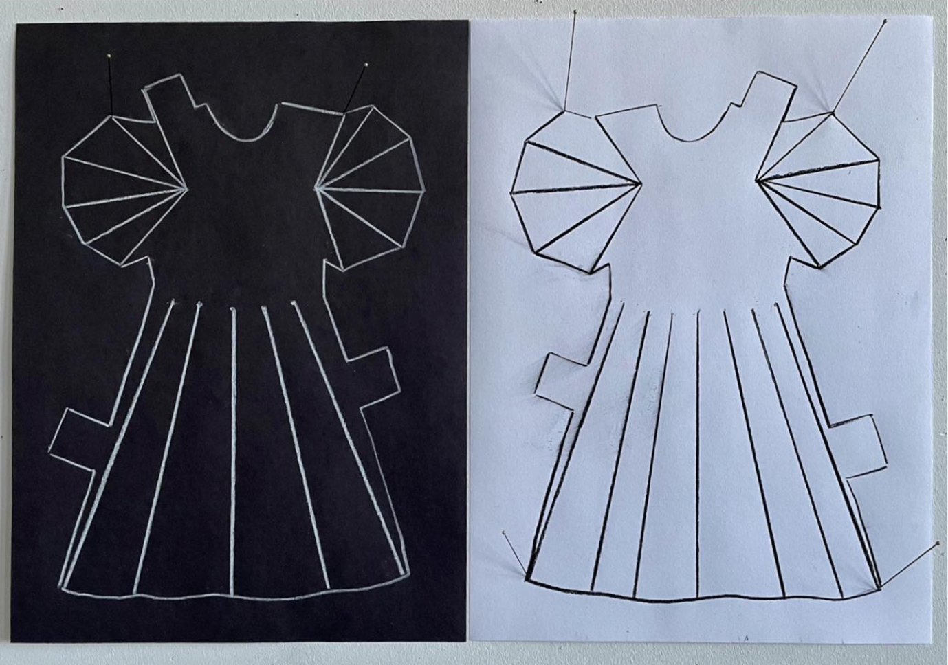  SAME SAME BUT DIFFERENT III  
 Paper, pastel, & pencil 
12” x 17”  
2021 
 