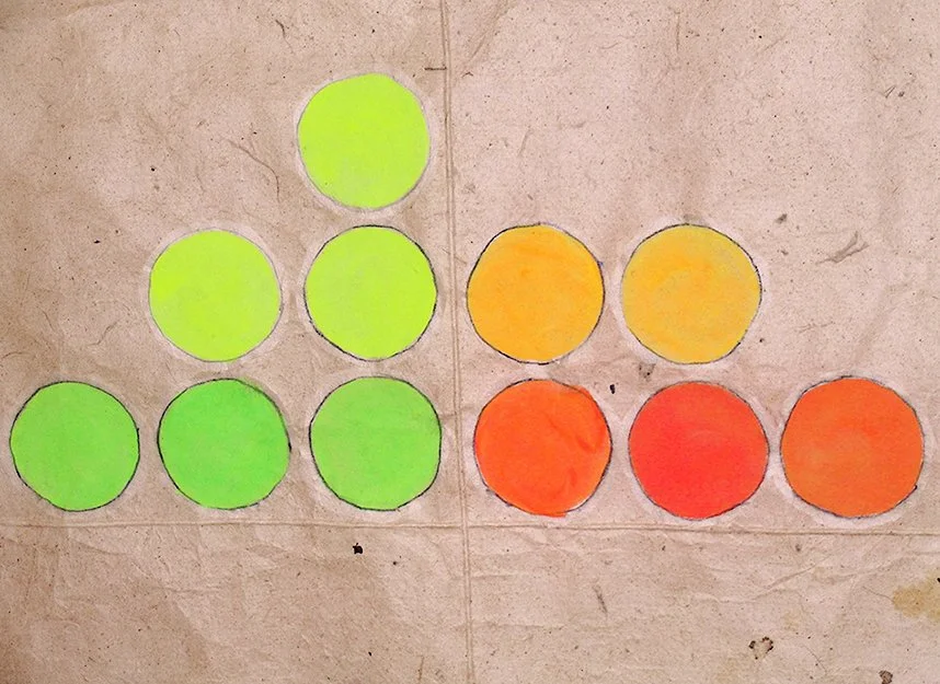  BURMA GRID I  detail 
 Collage, acrylic paint on handmade paper  
36" X 36"  
2007  
 