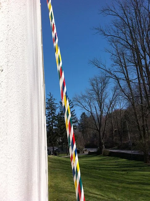  SIX LADDERS   detail 
Bamboo and alkyd enamel paint  
Ladder, 30' X 4'   
2013 
 