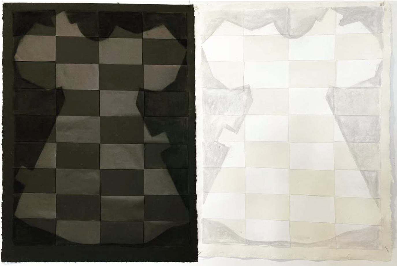  SAME SAME BUT DIFFERENT VI  
 Paper & pastel 
29”x 43”  
2022 
 
