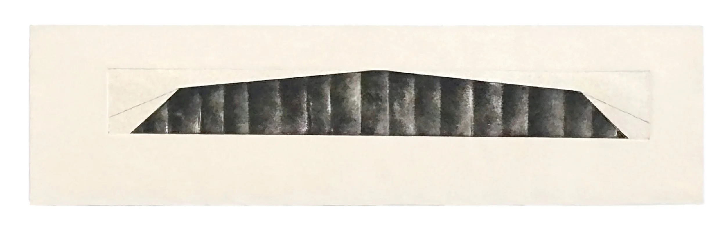 STRETCHED PYRAMID  
 Etching 
7” X 30" 
1972  
 