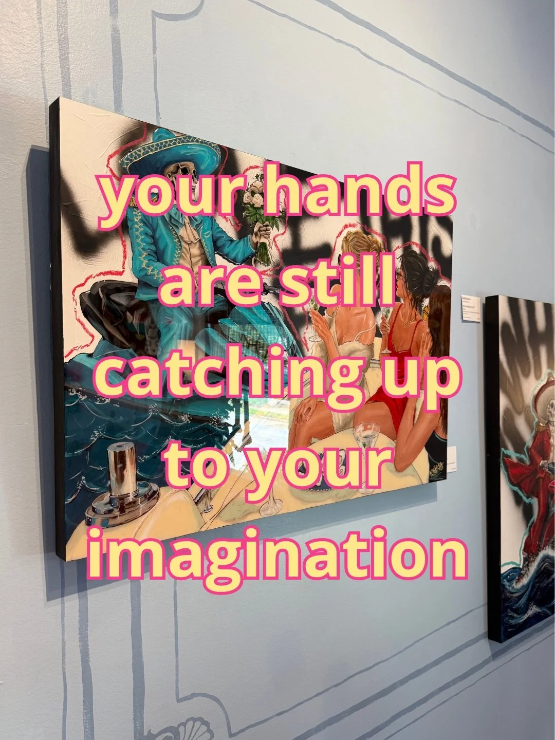 unfortunately, you can&rsquo;t wait till you&rsquo;re good at art to start making it 😅

you have to make some weird stuff first. maybe you pick colors that don&rsquo;t work. or you ruin something that was actually going pretty well. or you accidenta