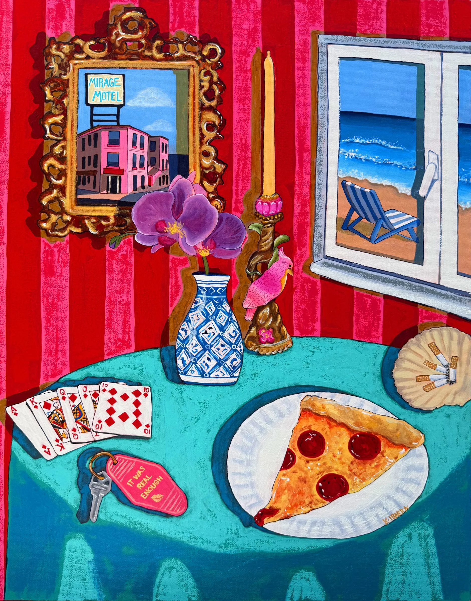 The Last Slice at the Mirage Motel