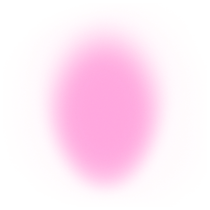 Pink glowing circle on a red background.