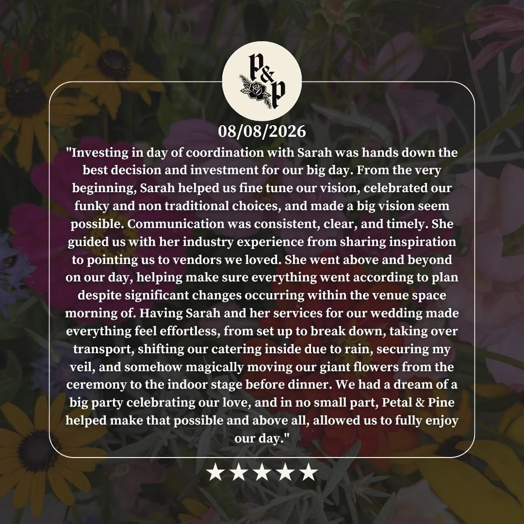 We&rsquo;ll ALWAYS celebrate your funky and non traditional choices. That&rsquo;s a fact! ❤️&zwj;🔥

Booking 2027 💃🏼

#maineweddingplanner #weddingplannerreview #portlndmaineweddingplanner #weddingcoordination #funkywedding 

Portland, Maine | Wedd