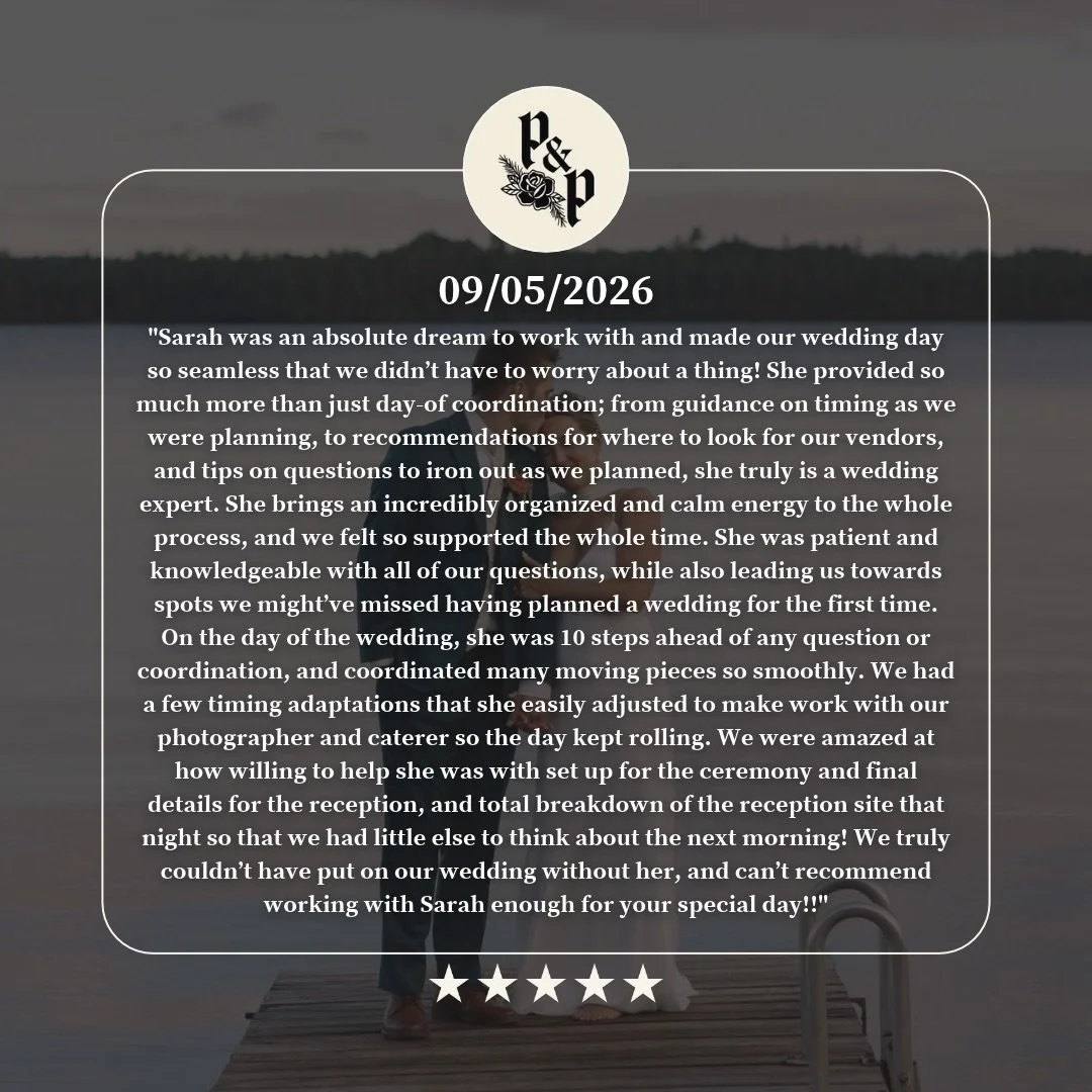 Some love from September ❤️&zwj;🔥

#maineweddingplanner #portlandmaineweddngplanner #weddingplannerreviews #mainewedding #campwedding 

Portland, Maine | Wedding Planning | Wedding Planner | Wedding Coordination | Wedding Coordinator | Camp Wedding 