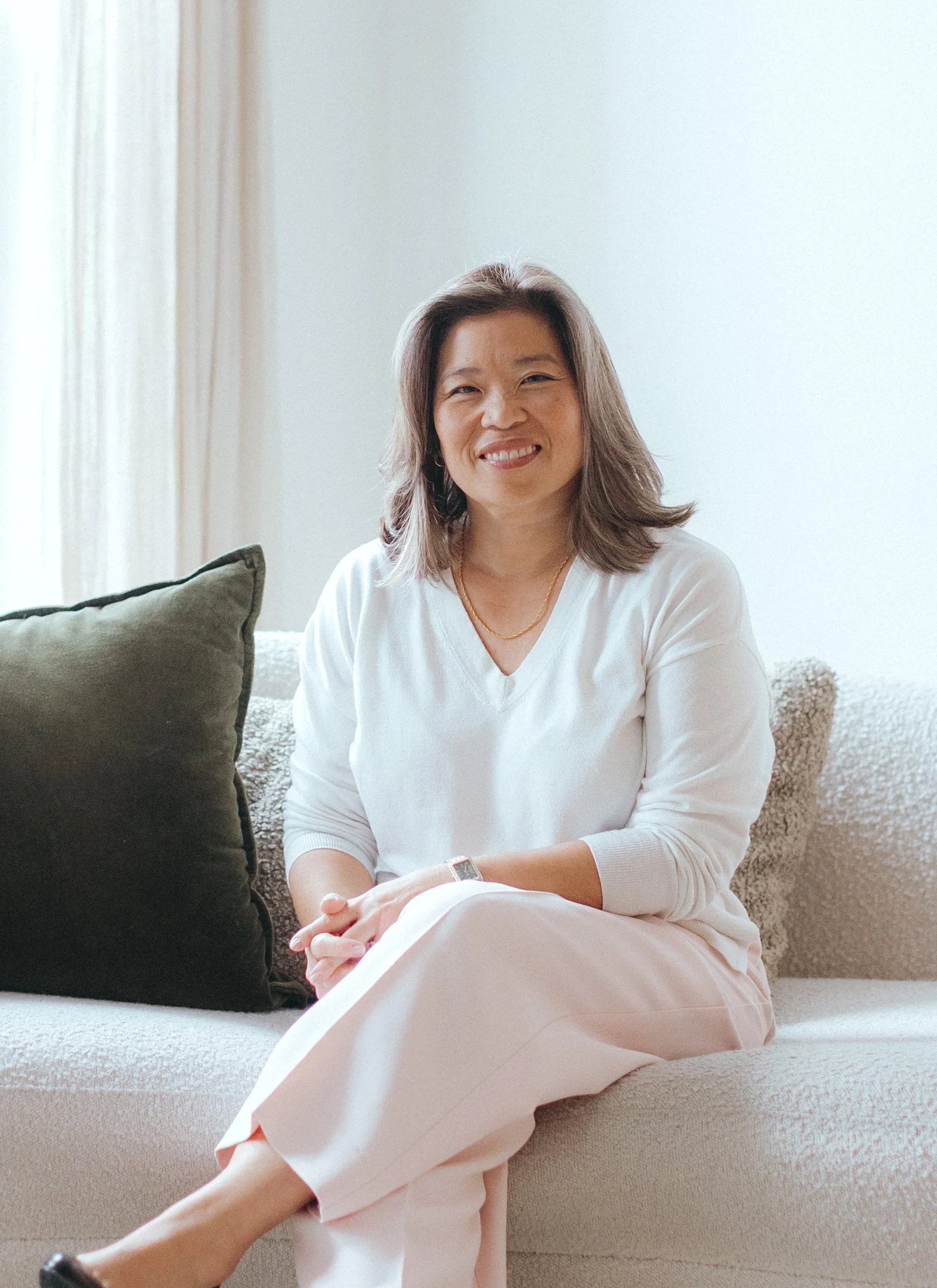 Photo of Monica, psychotherapist, smiling