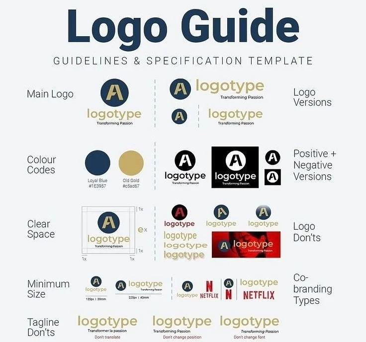 🎨 Building a brand? Don&rsquo;t just design a logo&mdash;create a system.

This Logo Guide shows how pros keep branding consistent:
✅ Main logo &amp; alternates
✅ Color codes
✅ Clear space rules
✅ Font pairings
✅ What not to do

If your logo doesn&r