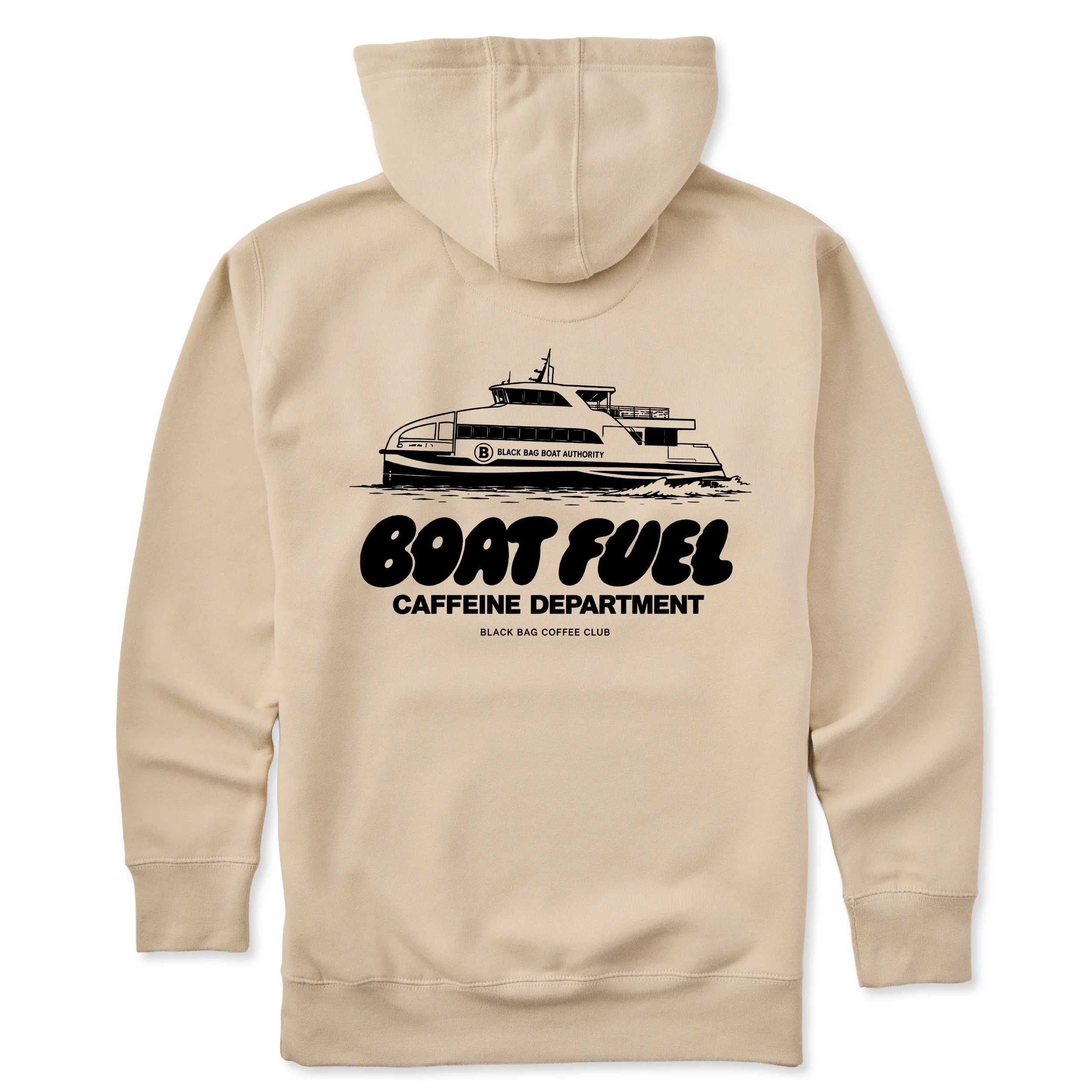 Boat Fuel Hoodie, Bone