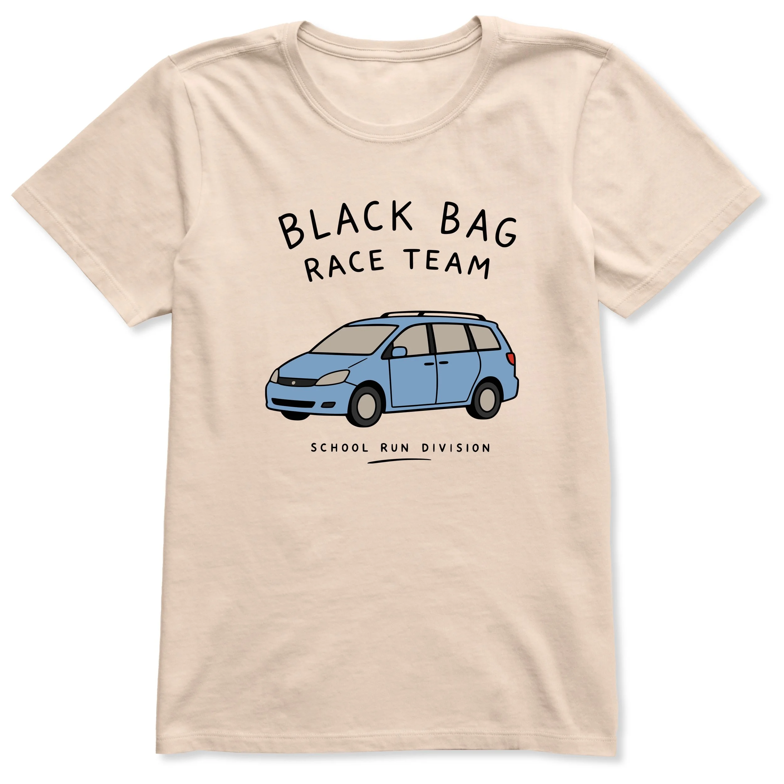 Race Team Tee, Birch White