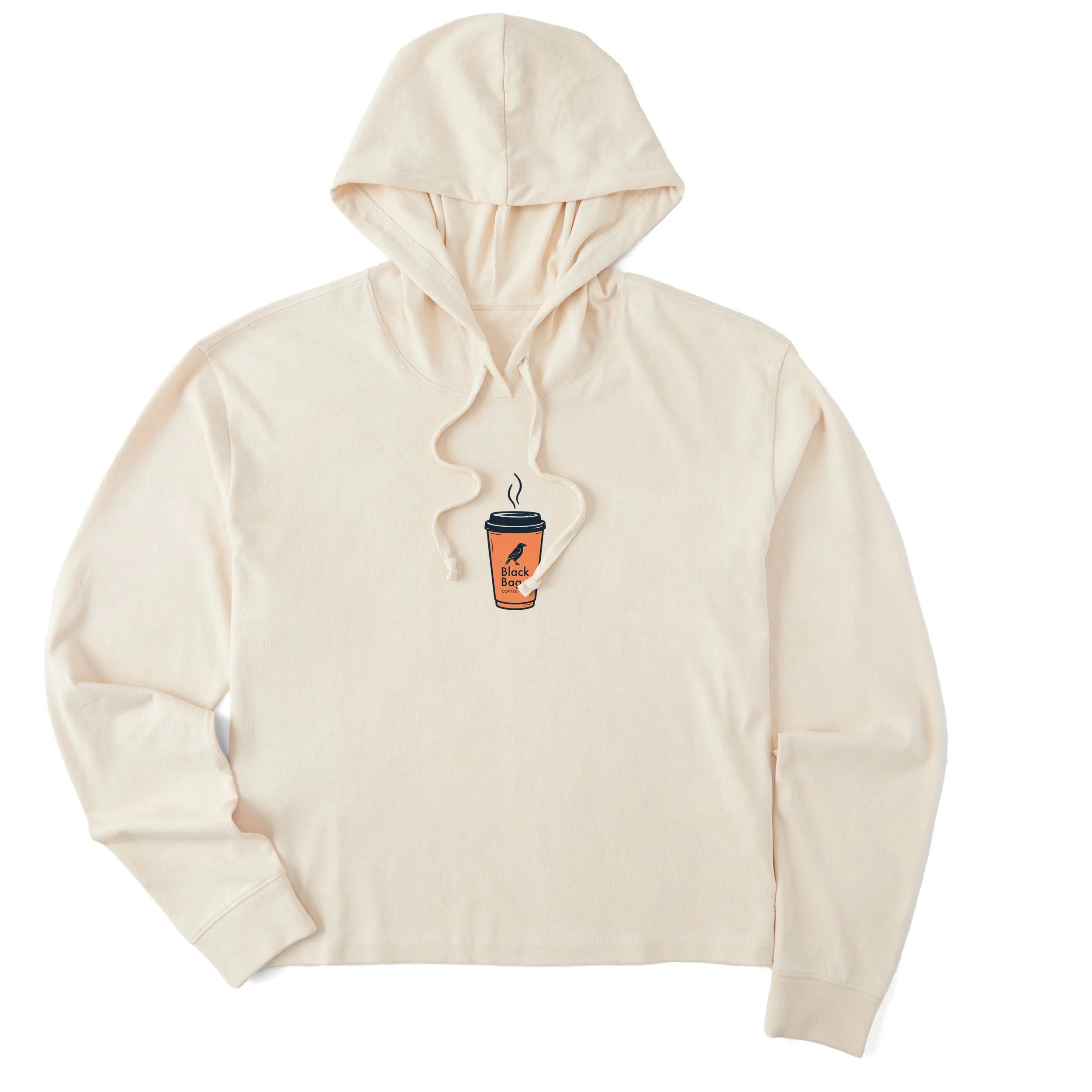 BBCC Cup Boxy Hoodie, Putty White