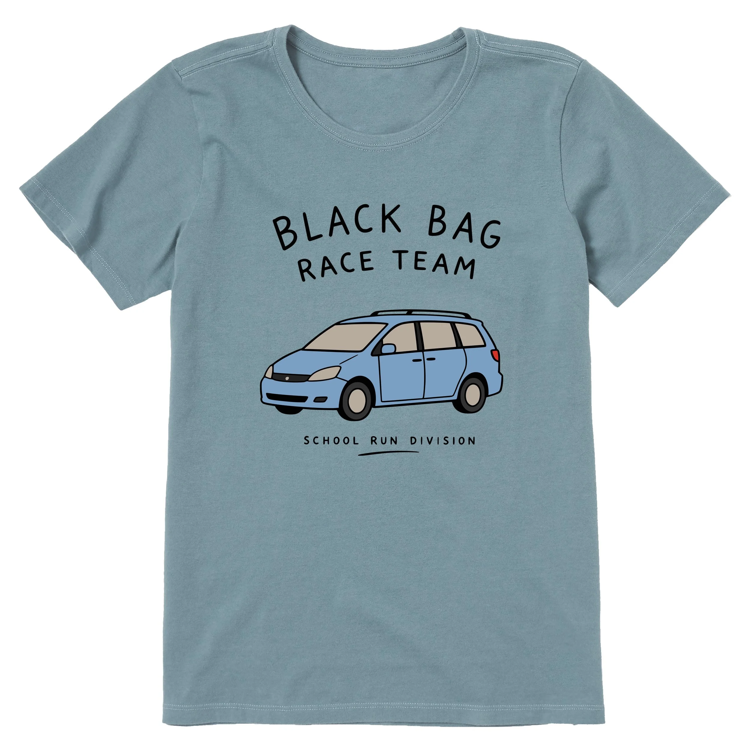 Race Team Tee, Smoky Blue