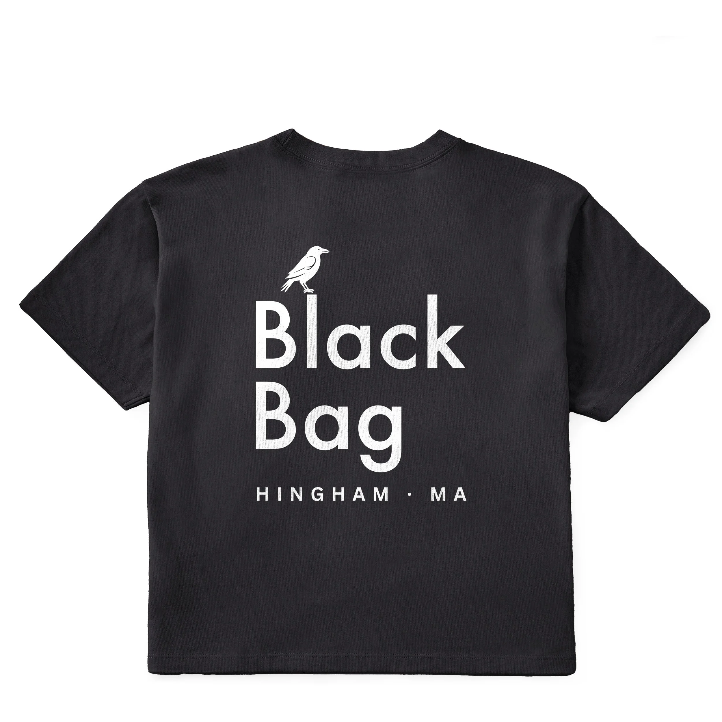 Hingham Boxy Tee, Faded Black