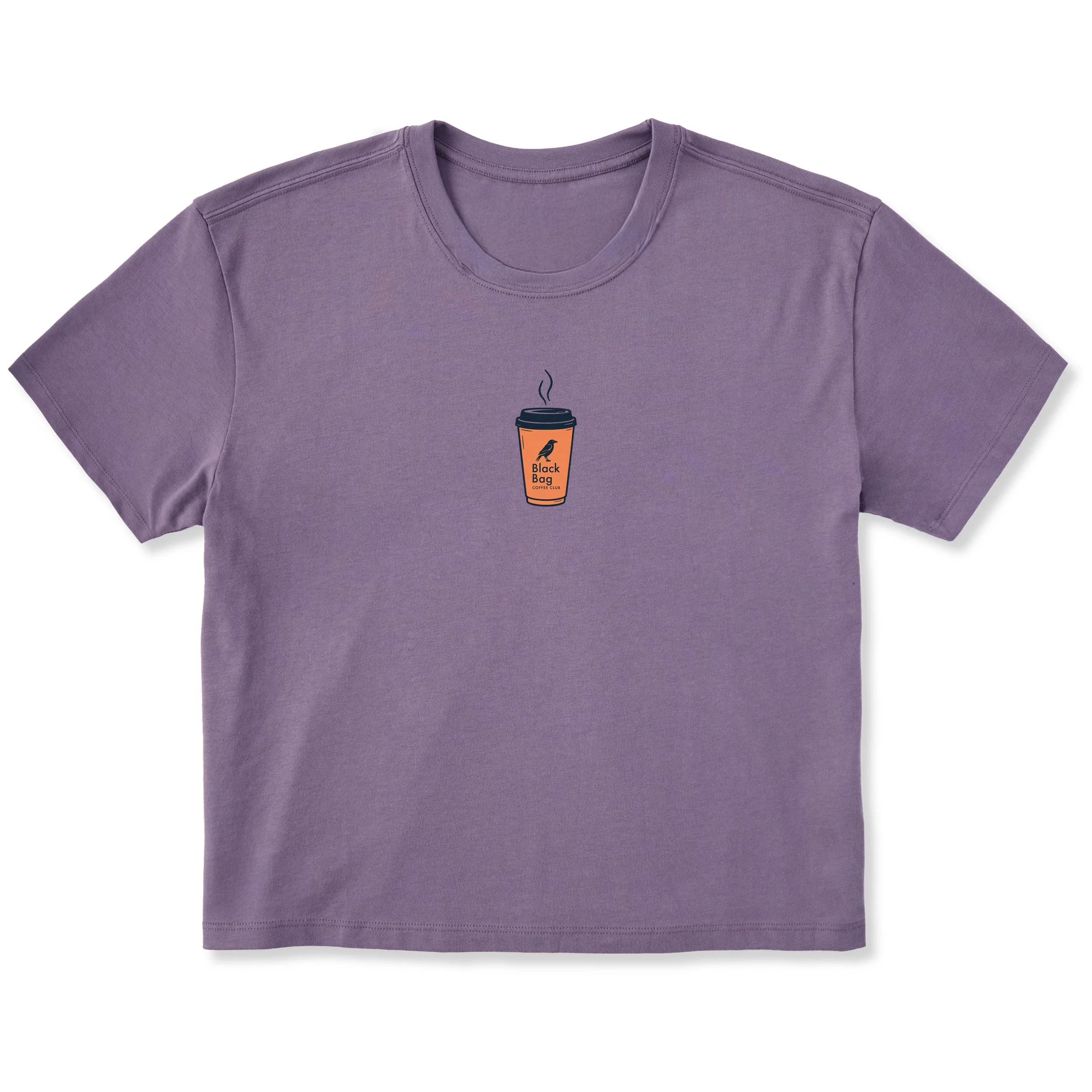 BBCC Cup Boxy Tee, Dusk Purple