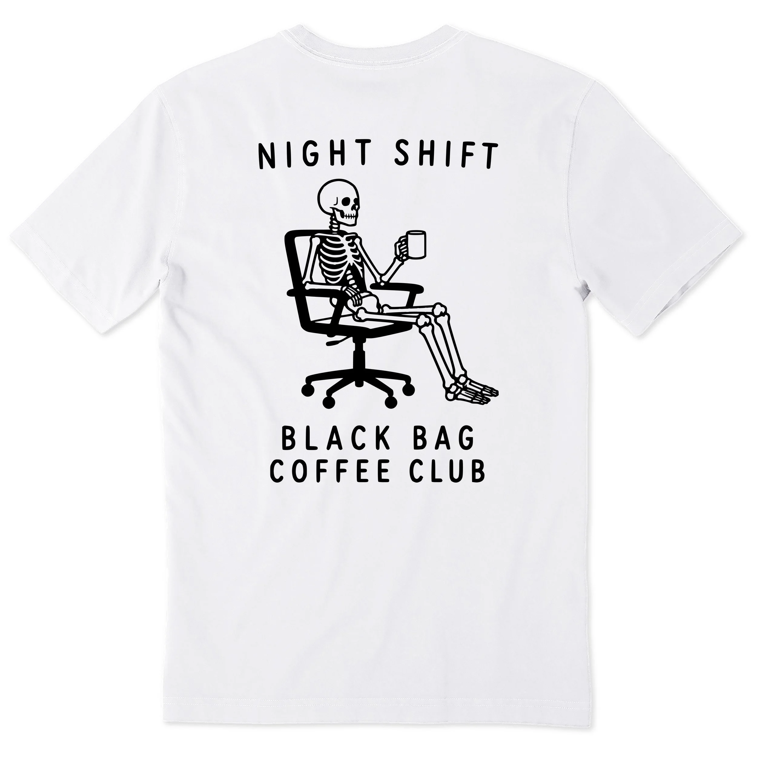 Night Shift Tee, Cloud White