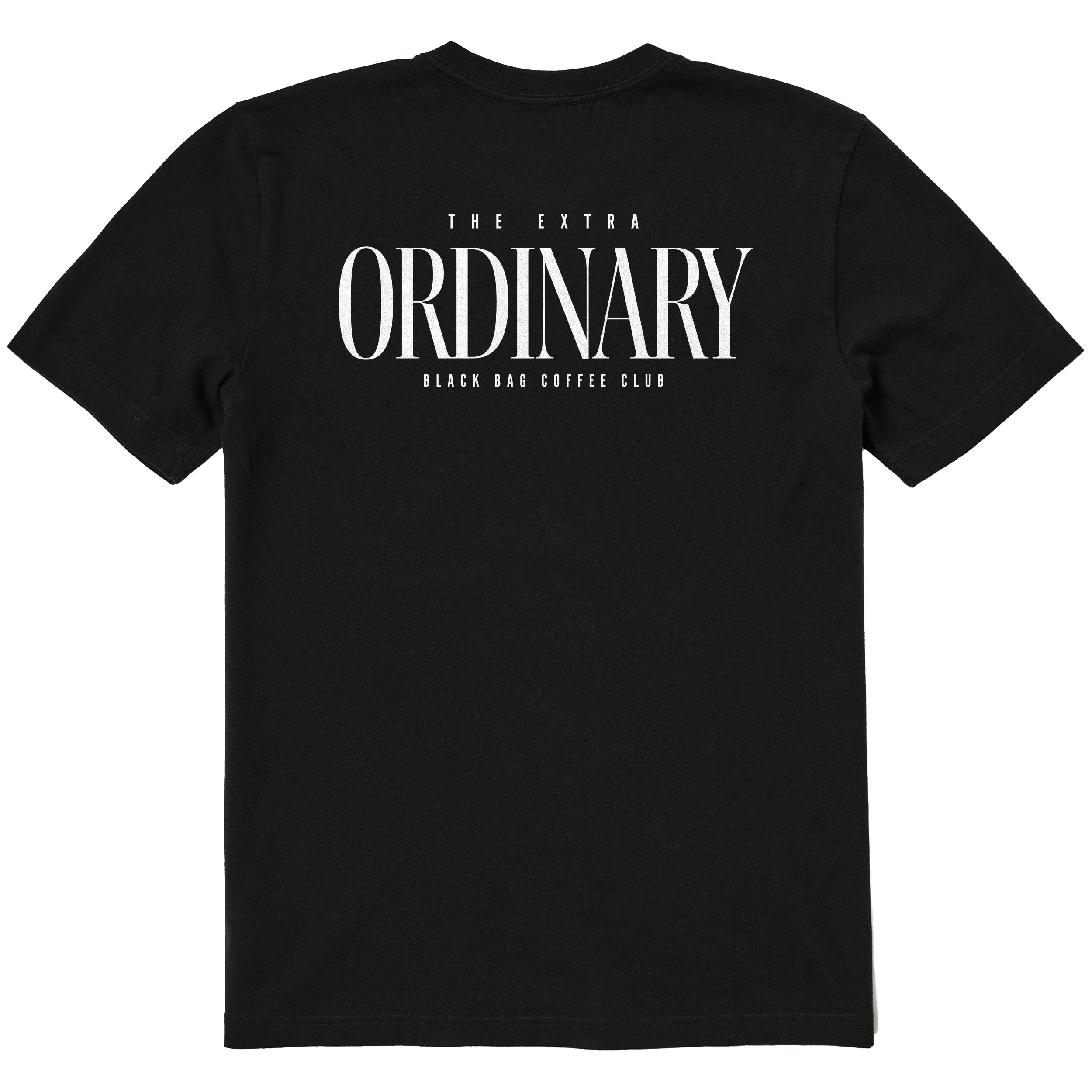 Extra Ordinary Tee, Faded Black