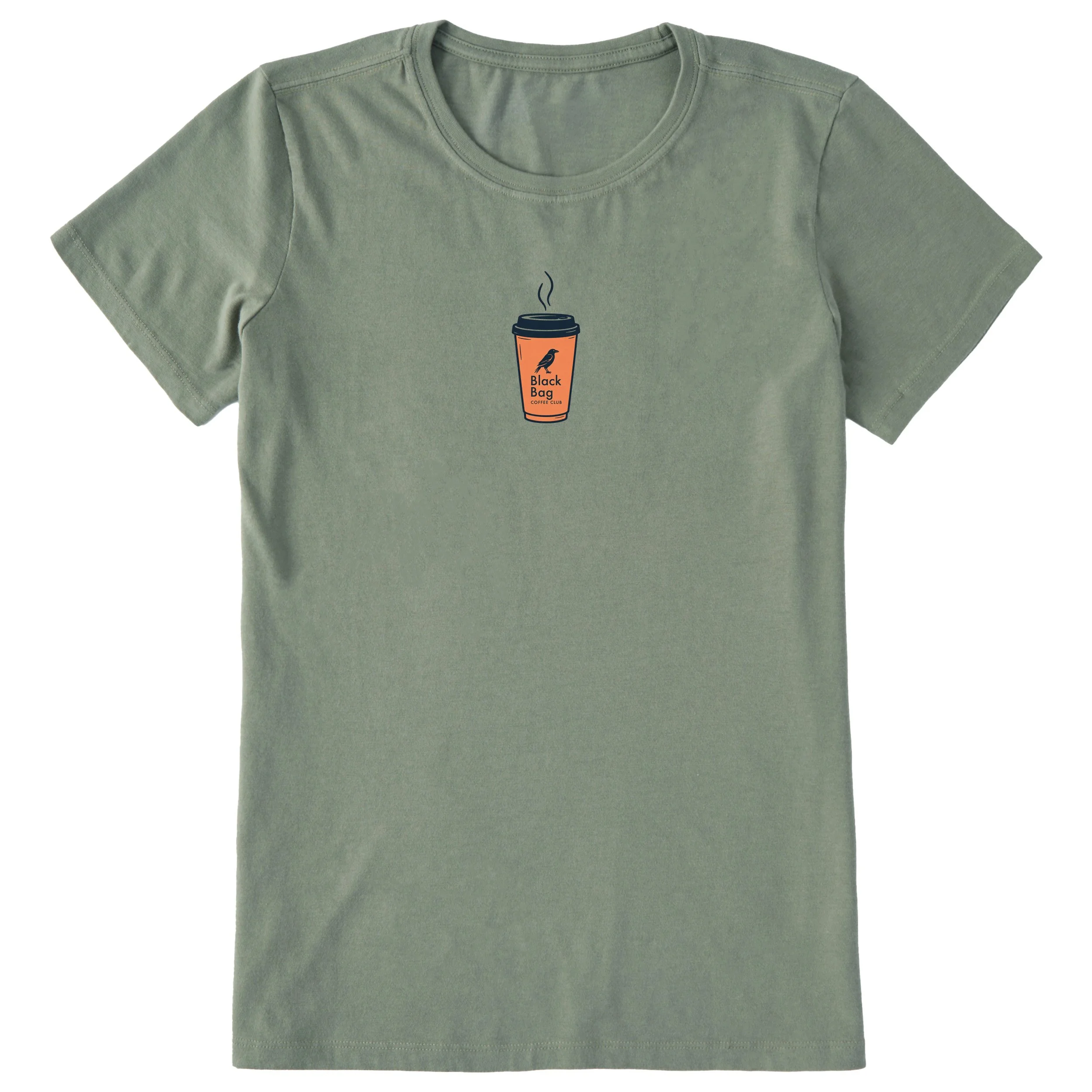 BBCC Cup Tee, Moss Green