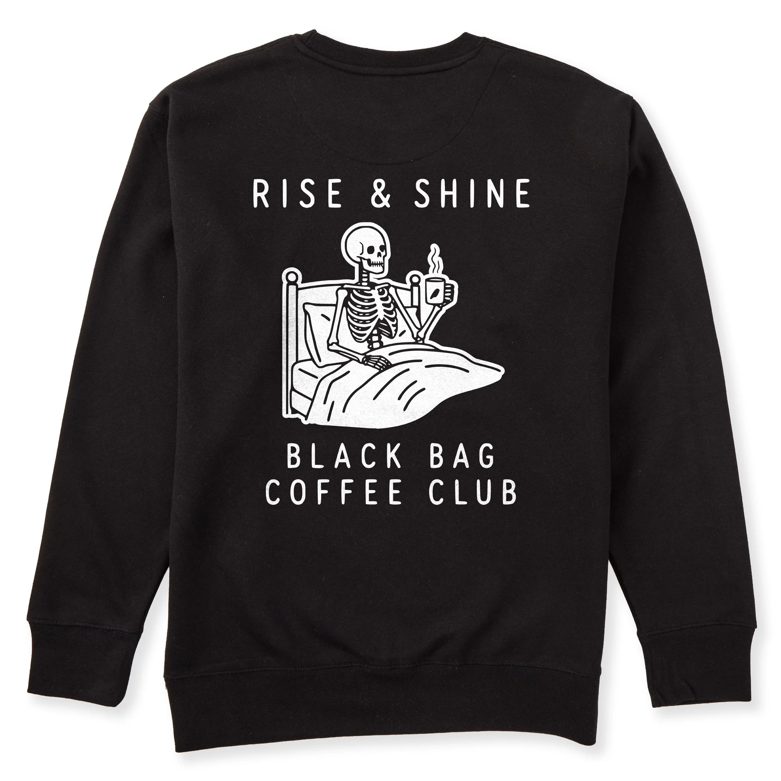 Rise N Shine Crew, Black