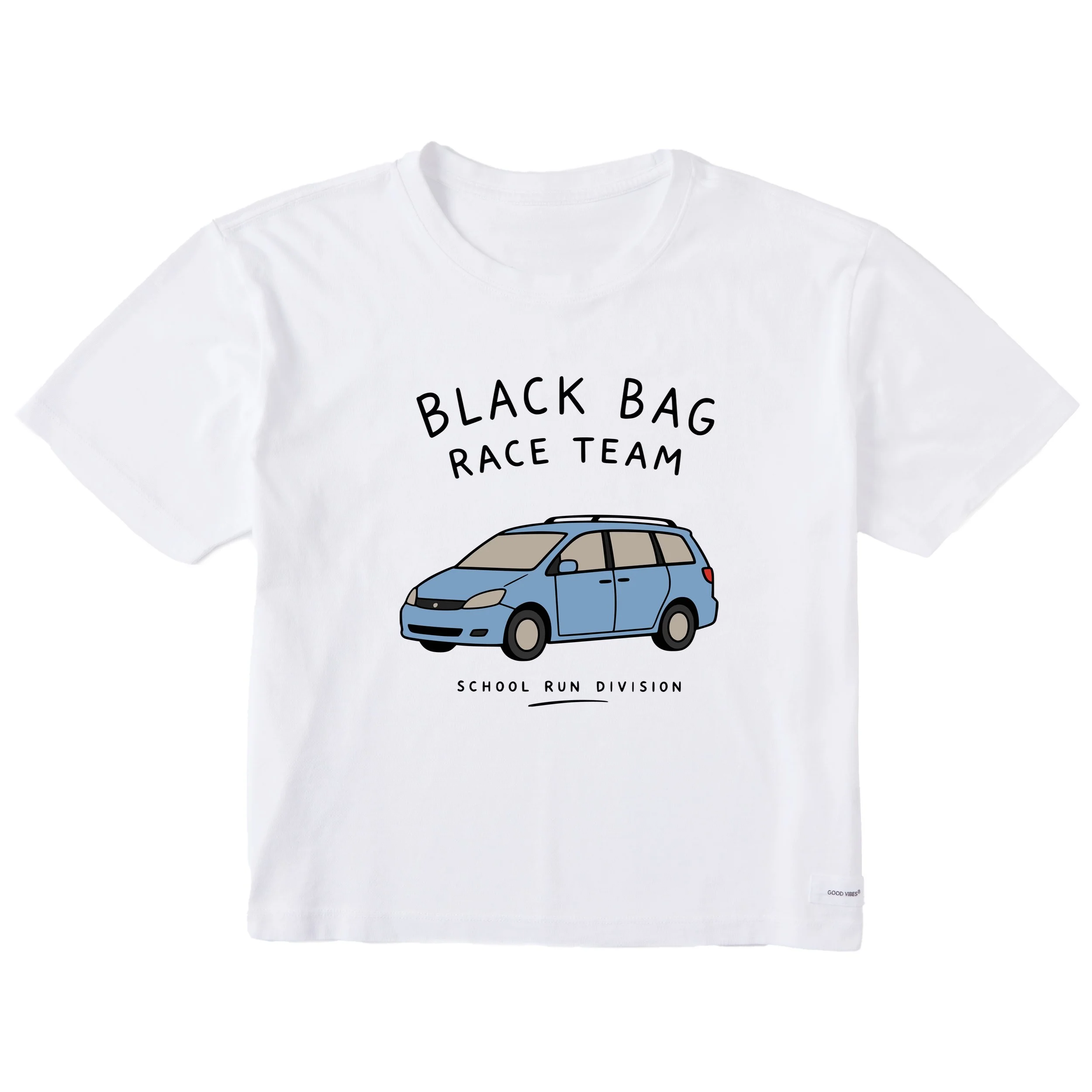 Race Team Boxy Tee, Cloud White