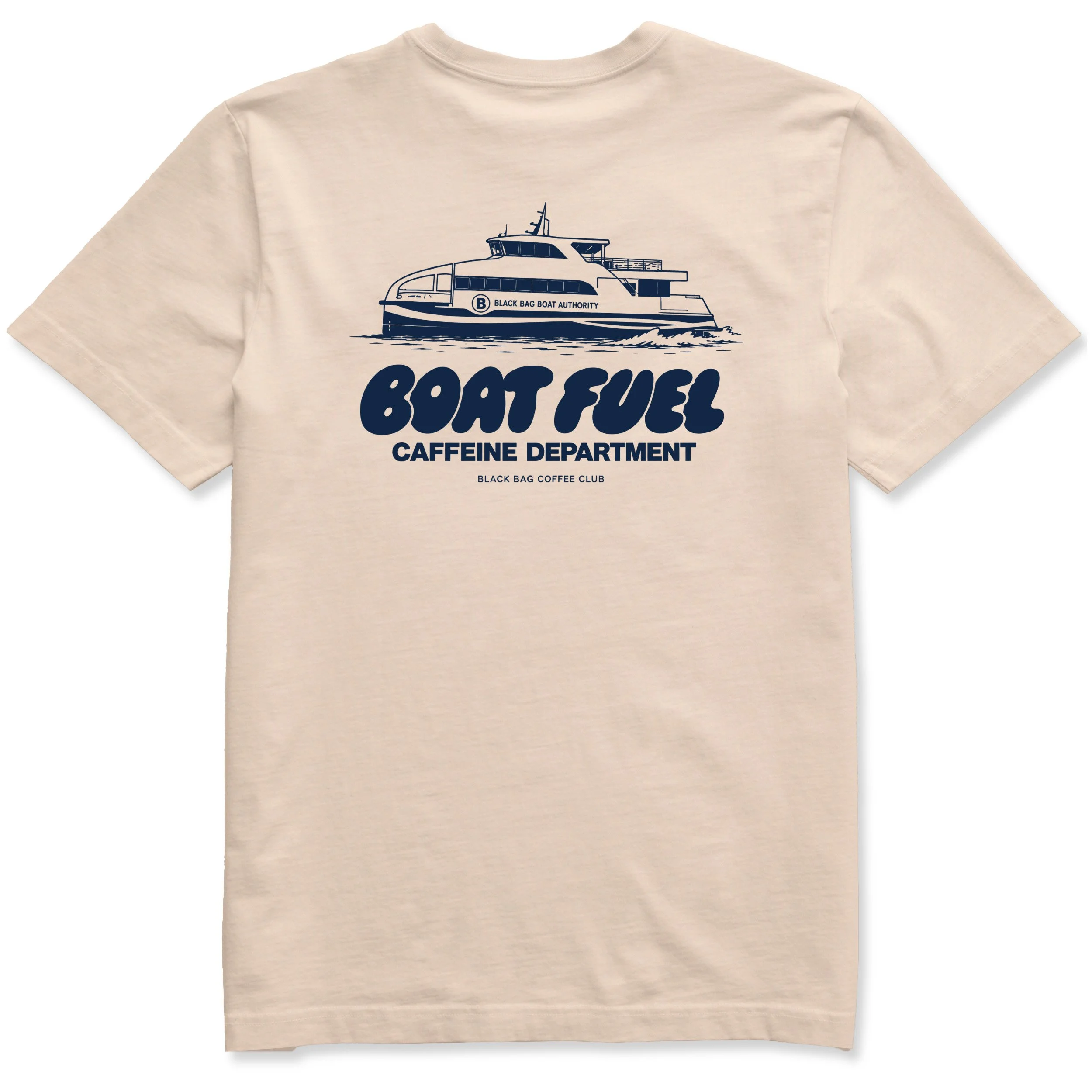 Boat Fuel Tee, Birch White