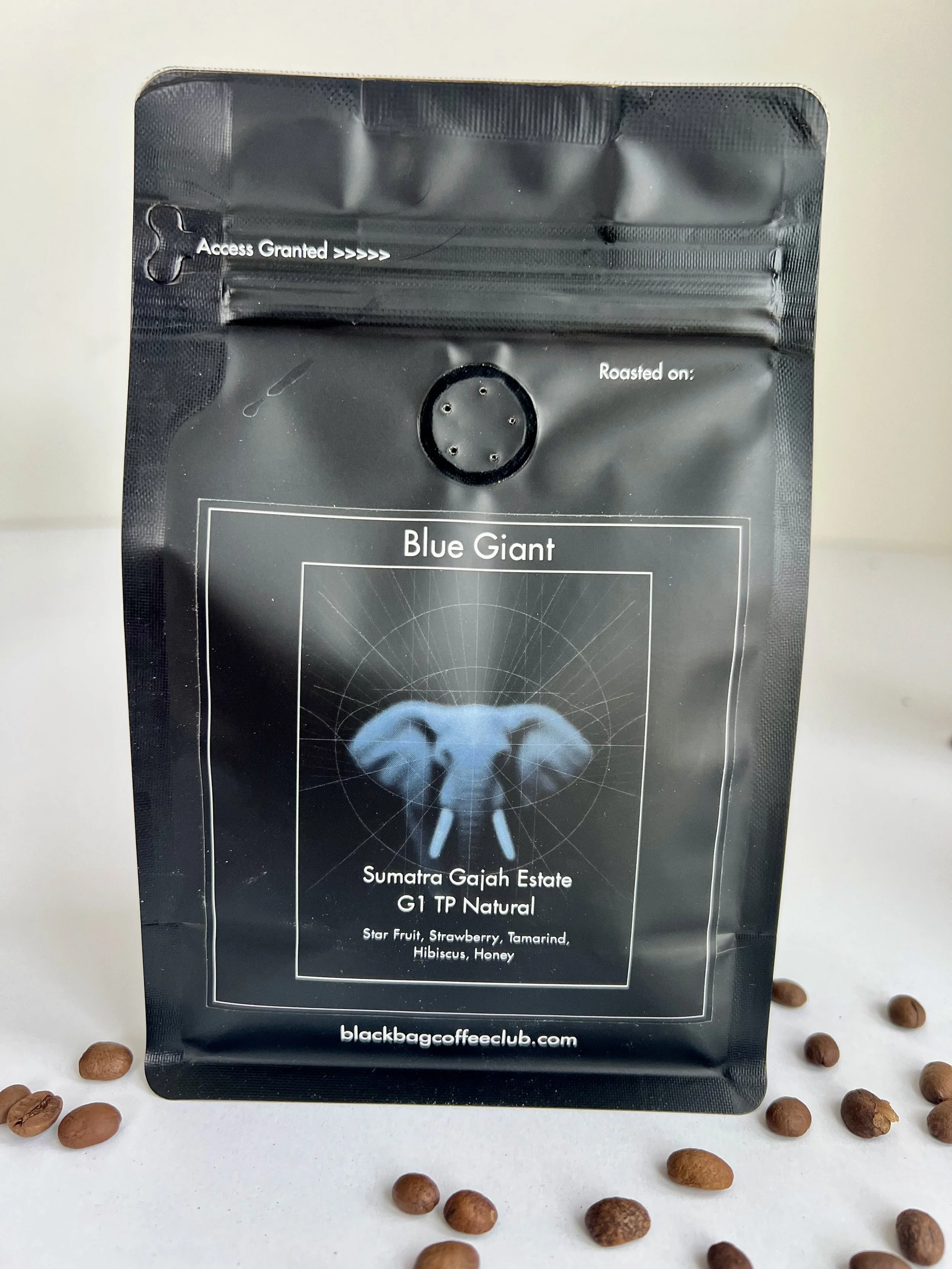 Blue Giant Sumatra Gajah Estate G1 TP Natural Physical Bag Art