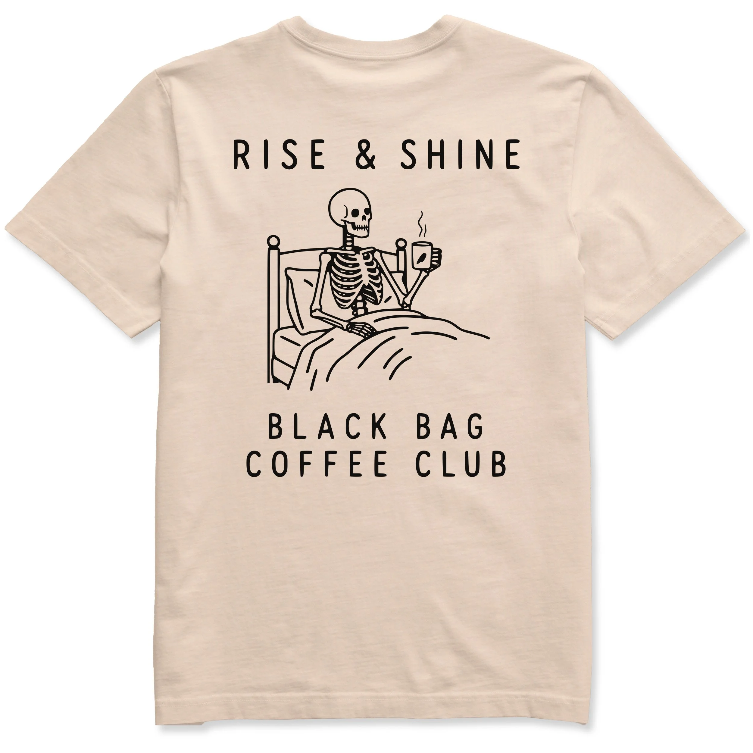 Rise N Shine Tee, Birch White