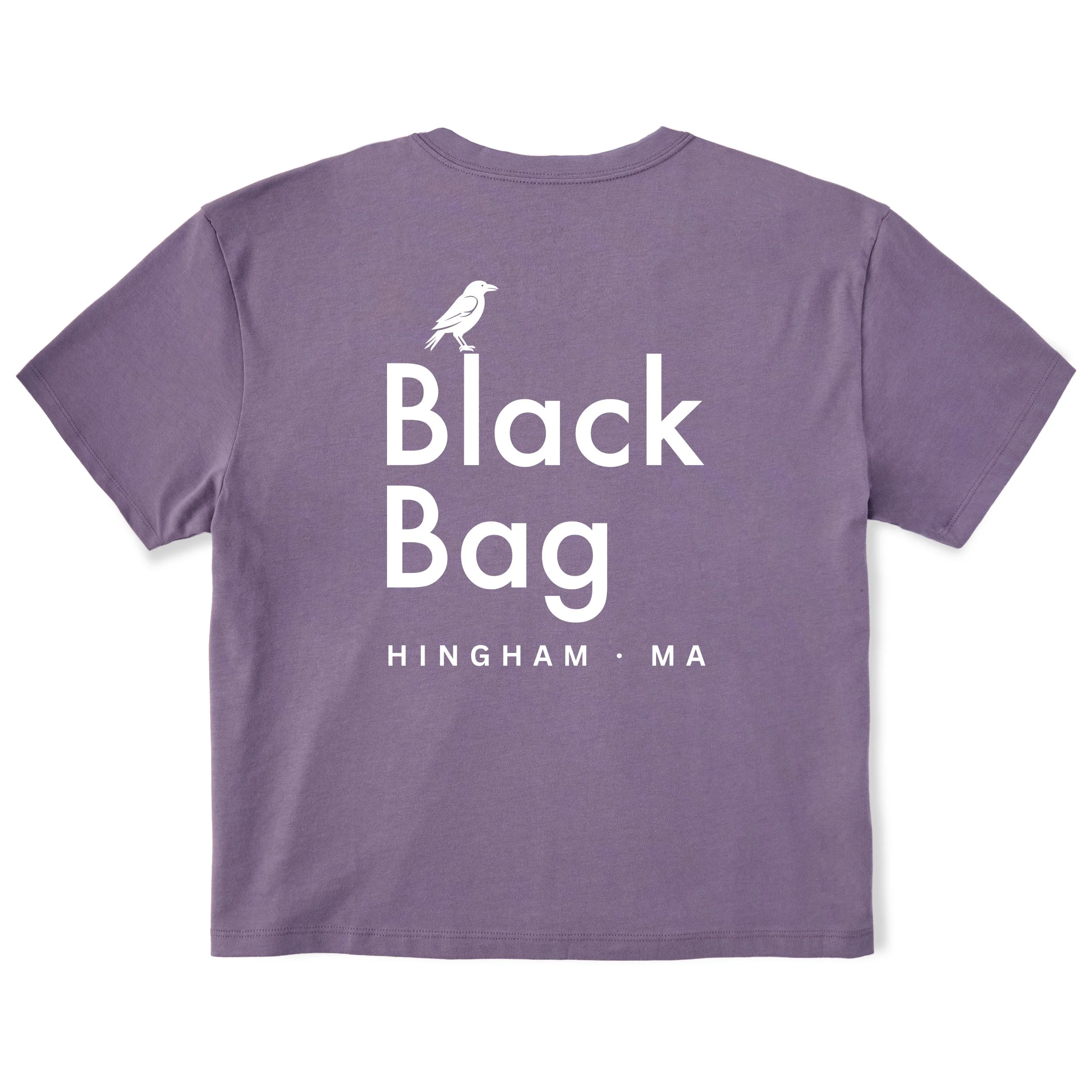 Hingham Boxy Tee, Dusk Purple