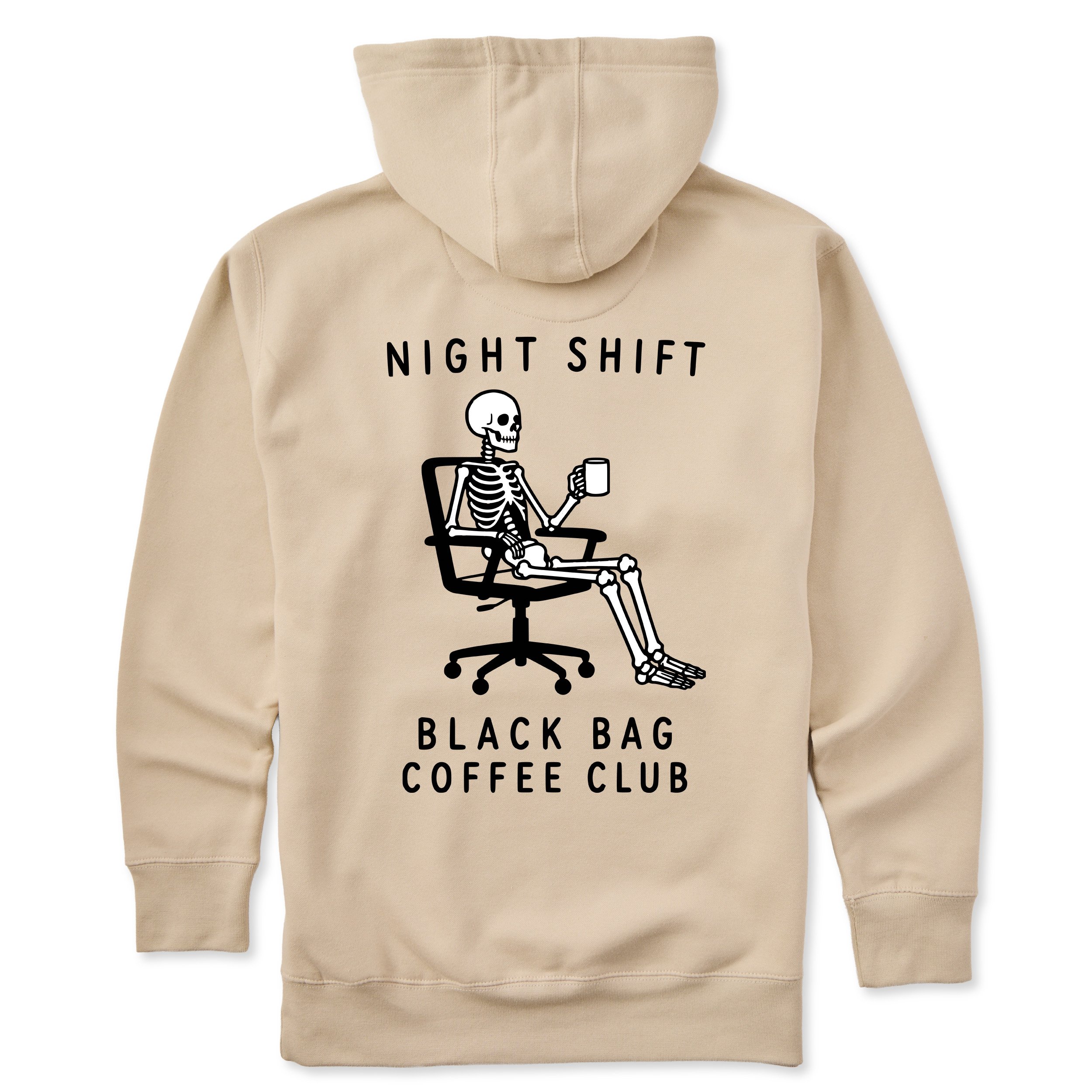 Night Shift Hoodie, Bone