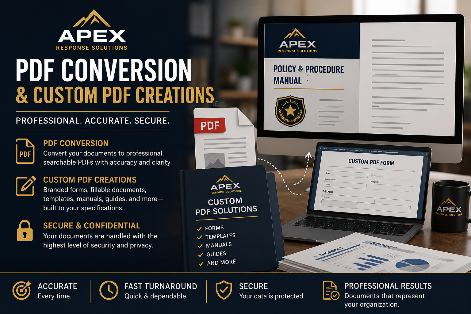 PDF Conversion and Custom Agency Form Creation