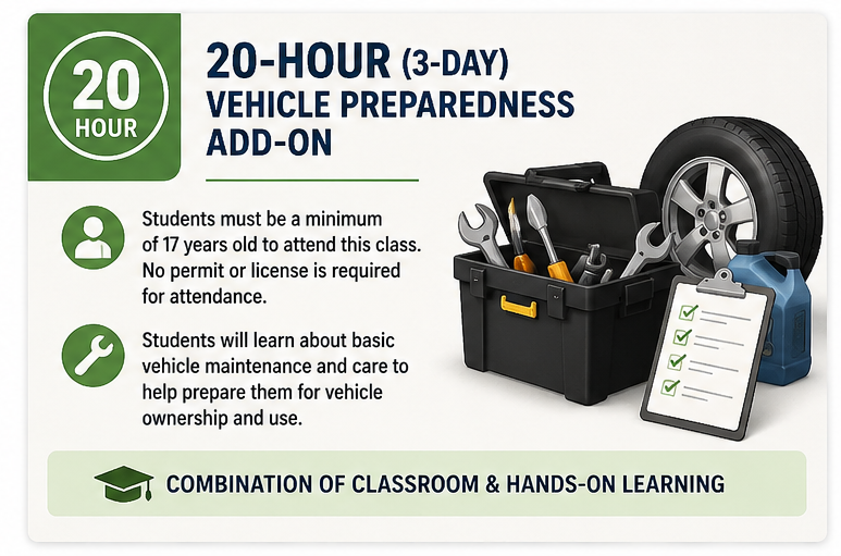 20 Hour Vehicle Preparedness Class